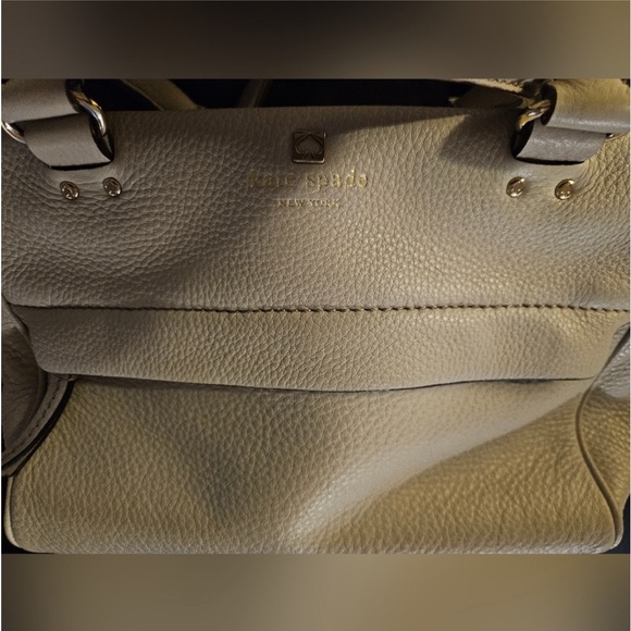 Kate Spade Grant Park Alida Shoulder Tote Wkru2640 In Moussfrost Taupe - Picture 7 of 11